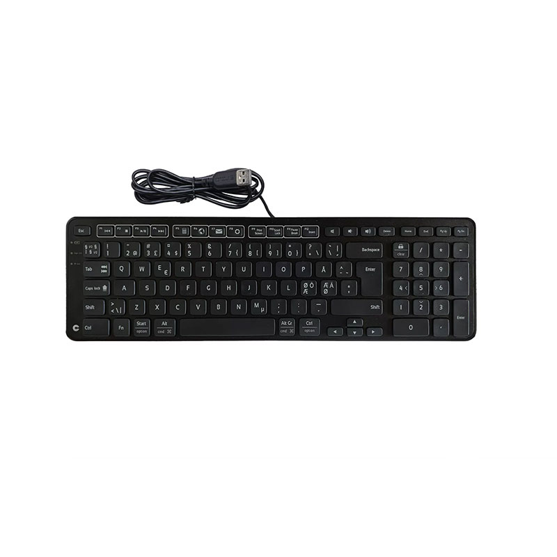 BalanceKablingPanNordicSortTastatur