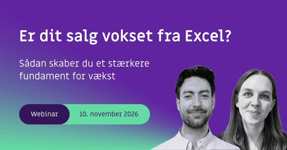 Webinar: Er dit salg vokset fra Excel? Sådan skaber du et stærkere fundament for vækst-featured-image